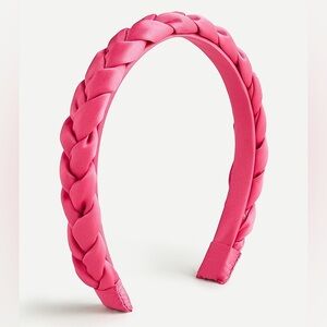J Crew Satin Braided Headband